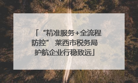 “精准服务+全流程防控” 莱西市税务局护航企业行稳致远