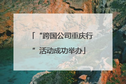 “跨国公司重庆行”活动成功举办