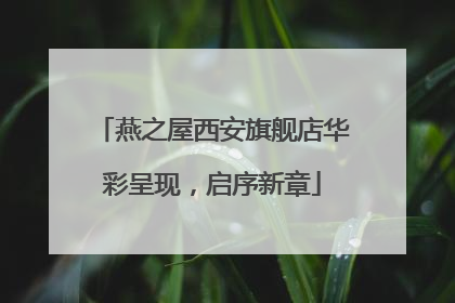 燕之屋西安旗舰店华彩呈现，启序新章
