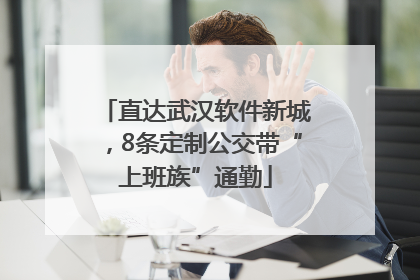 直达武汉软件新城，8条定制公交带“上班族”通勤