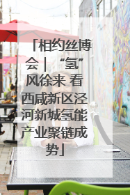 相约丝博会｜“氢”风徐来 看西咸新区泾河新城氢能产业聚链成势