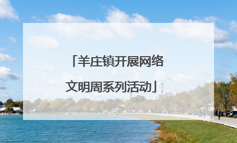 羊庄镇开展网络文明周系列活动