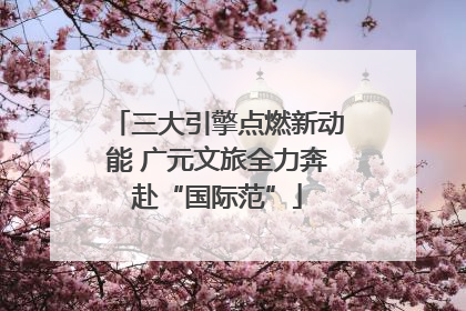 三大引擎点燃新动能 广元文旅全力奔赴“国际范”