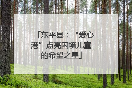 东平县：“爱心港”点亮困境儿童的希望之星