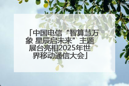中国电信“智算慧万象 星辰启未来”主题展台亮相2025年世界移动通信大会