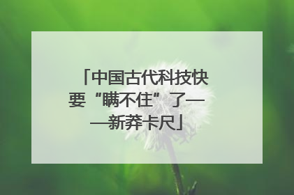 中国古代科技快要“瞒不住”了——新莽卡尺