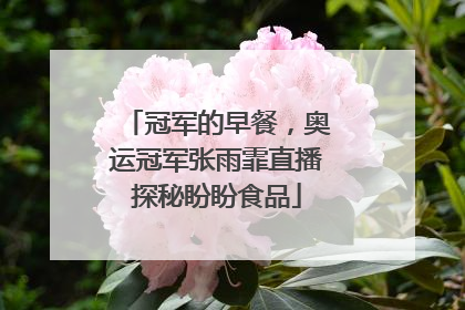 冠军的早餐，奥运冠军张雨霏直播探秘盼盼食品