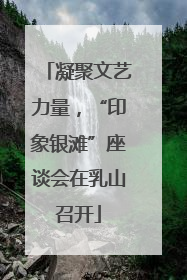 凝聚文艺力量，“印象银滩”座谈会在乳山召开