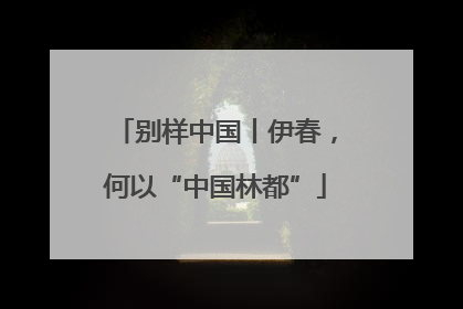 别样中国丨伊春，何以“中国林都”