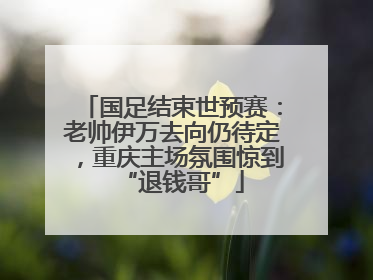 国足结束世预赛：老帅伊万去向仍待定，重庆主场氛围惊到“退钱哥”