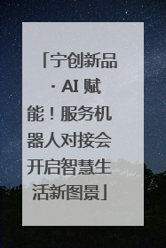 宁创新品・AI 赋能！服务机器人对接会开启智慧生活新图景