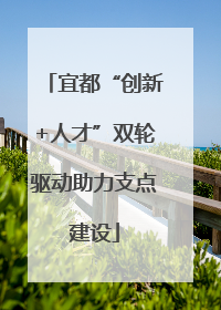 宜都“创新+人才”双轮驱动助力支点建设