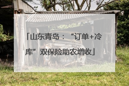 山东青岛：“订单+冷库”双保险助农增收