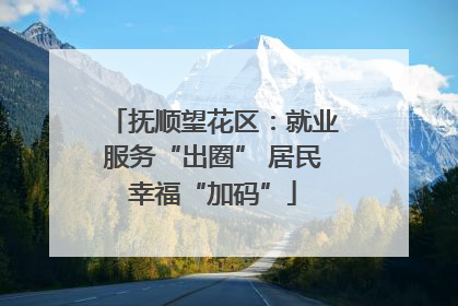 抚顺望花区：就业服务“出圈” 居民幸福“加码”