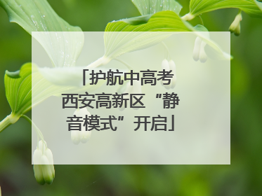 护航中高考 西安高新区“静音模式”开启