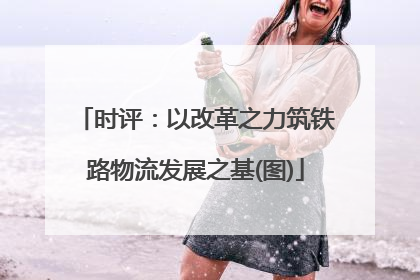 时评：以改革之力筑铁路物流发展之基(图)
