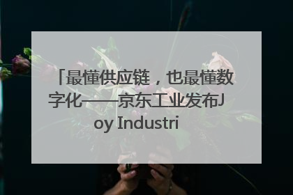 最懂供应链，也最懂数字化——京东工业发布Joy Industrial 重塑工业未来
