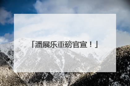 潘展乐重磅官宣！