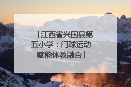 江西省兴国县第五小学：门球运动赋能体教融合