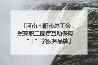 河南南阳市总工会：擦亮职工医疗互助保障“工”字服务品牌