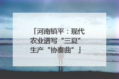 河南镇平：现代农业谱写“三夏”生产“协奏曲”