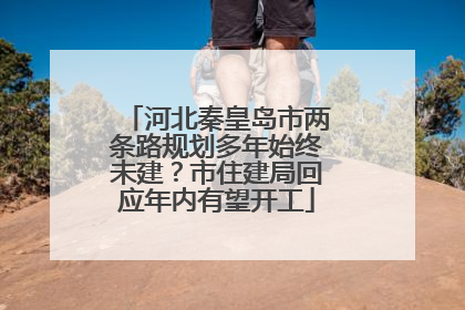 河北秦皇岛市两条路规划多年始终未建？市住建局回应年内有望开工