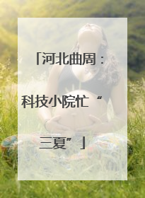 河北曲周：科技小院忙“三夏”