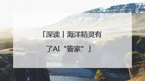 深读丨海洋精灵有了AI“管家”