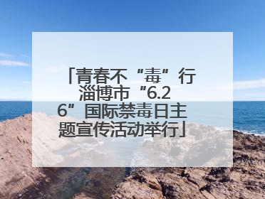 青春不“毒”行 淄博市“6.26”国际禁毒日主题宣传活动举行