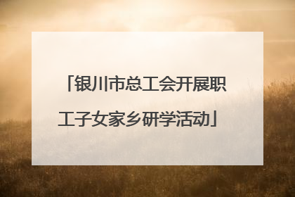 银川市总工会开展职工子女家乡研学活动