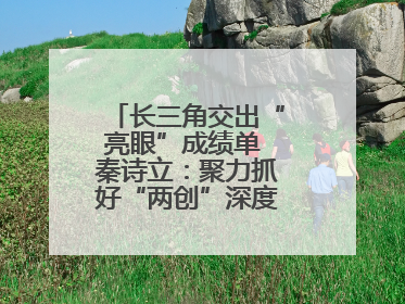 长三角交出“亮眼”成绩单 秦诗立：聚力抓好“两创”深度融合这个棋眼