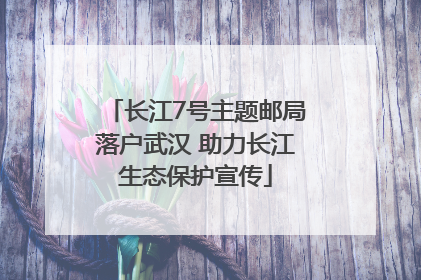长江7号主题邮局落户武汉 助力长江生态保护宣传
