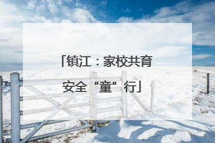 镇江：家校共育 安全“童”行