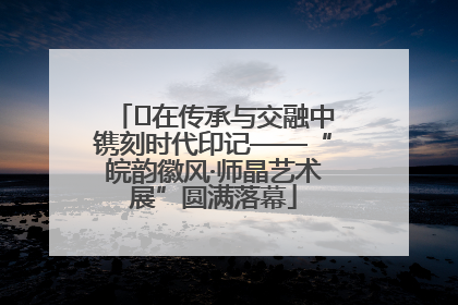 ﻿在传承与交融中镌刻时代印记——“皖韵徽风·师晶艺术展”圆满落幕