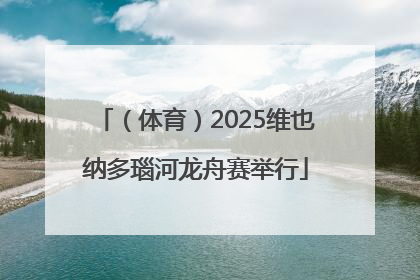 （体育）2025维也纳多瑙河龙舟赛举行