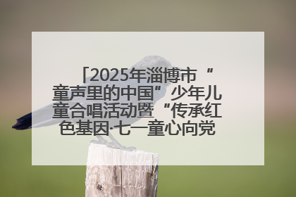 2025年淄博市“童声里的中国”少年儿童合唱活动暨“传承红色基因·七一童心向党”歌咏展演举行