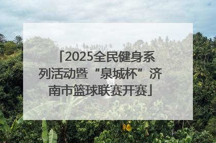 2025全民健身系列活动暨“泉城杯”济南市篮球联赛开赛
